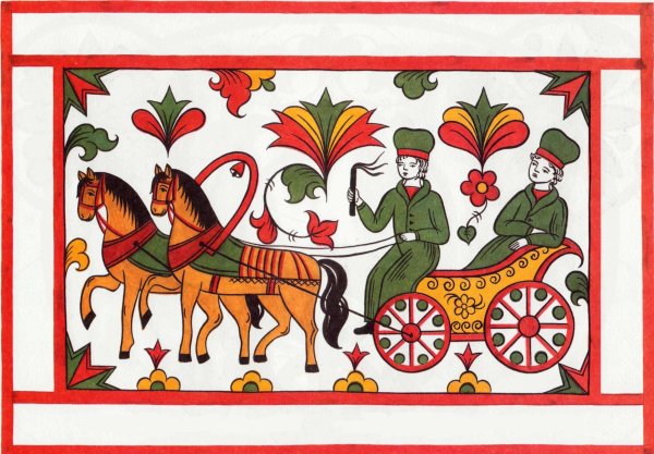 Пермогорская роспись