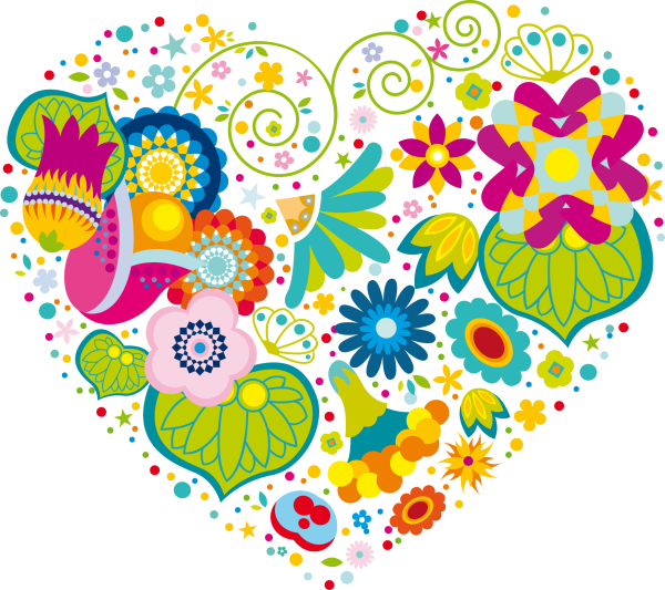 Красивый цветочный орнамент