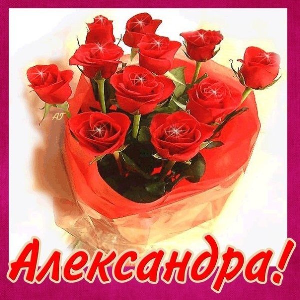 Сашуля с днем рождения девушке открытка