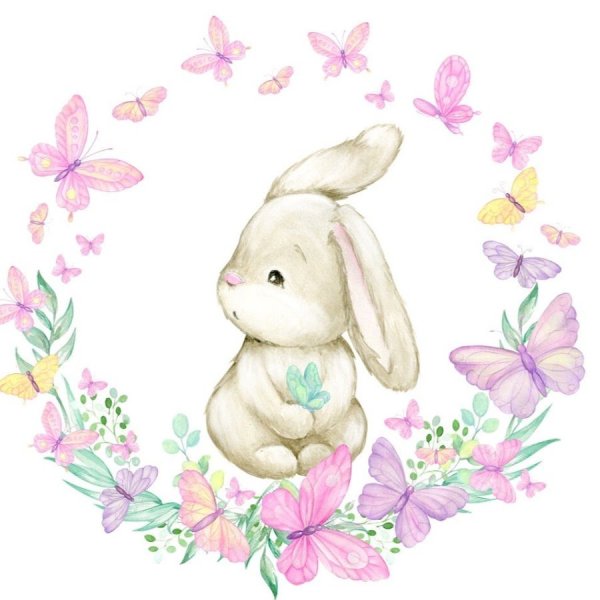 Кролики для декупажа