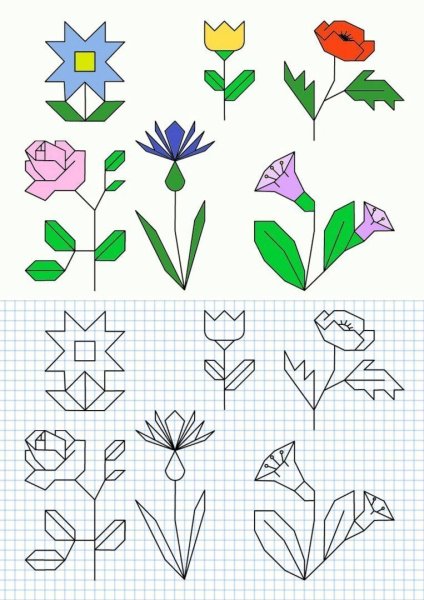 Вышивка крестом схемы по клеткам