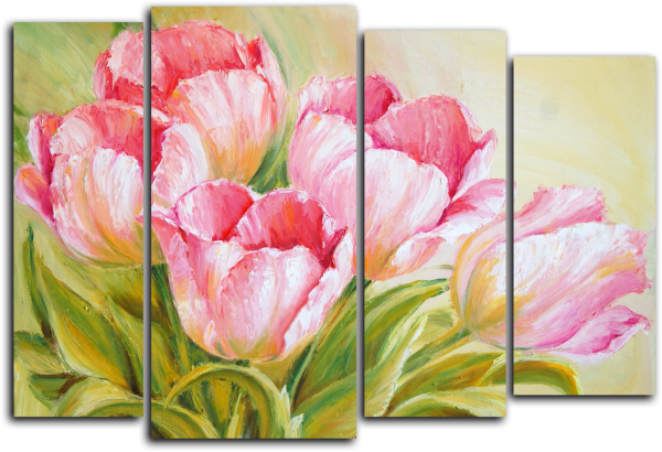 Триптих по номерам Магнолия