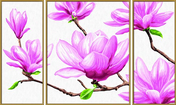 Модульные картины триптих