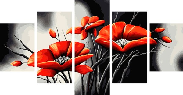 Триптих ирисы Когай Жанна