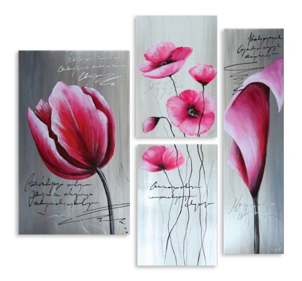 Триптих цветы