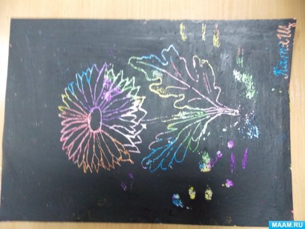 Граттаж техника рисования