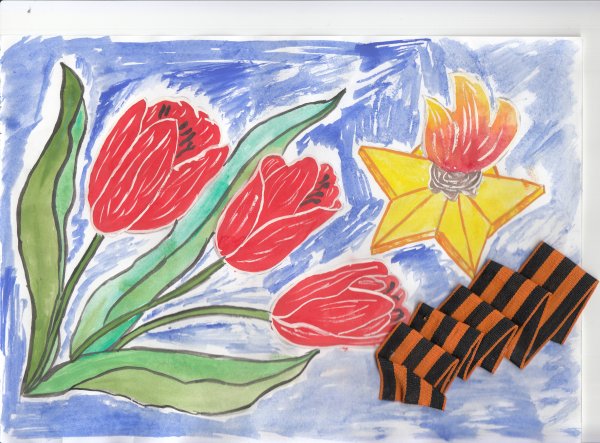 Рисунок на 9 мая