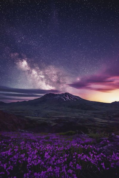 Фудзияма Млечный путь