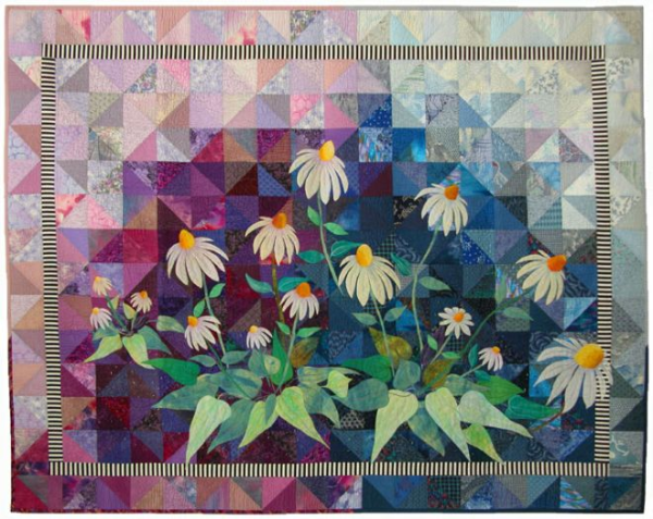 Лоскутное панно «матрица» Ольги Жареновой