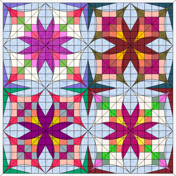 Блок Атараши пэчворк японский