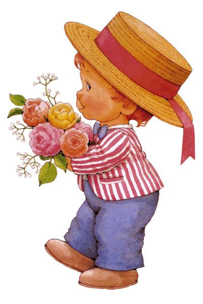 Мальчик с цветочком