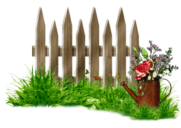 Забор для огорода без фона
