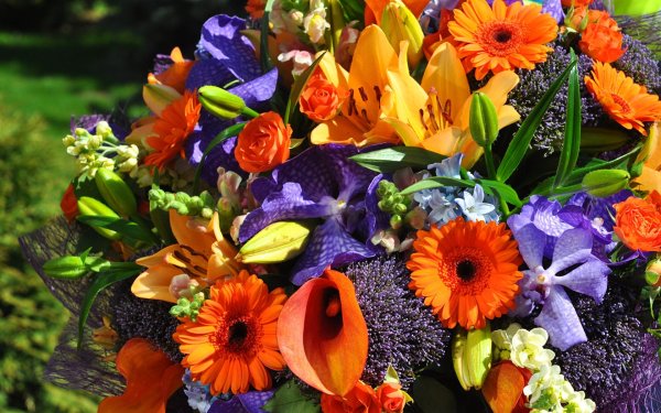 Цветы разные букеты