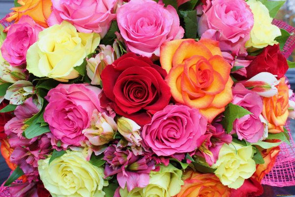 Яркий букет