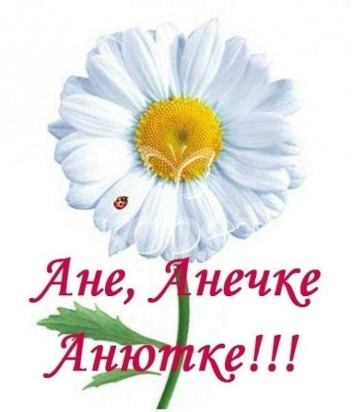 Открытка Анечке