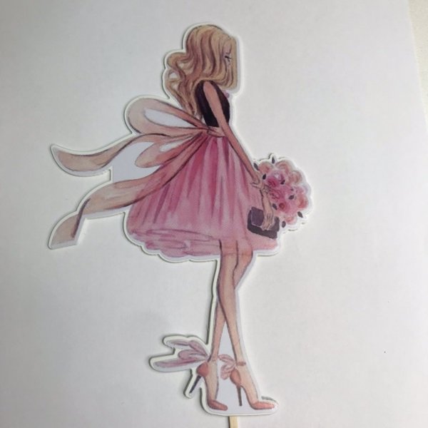 Картинка на торт девушка со спины