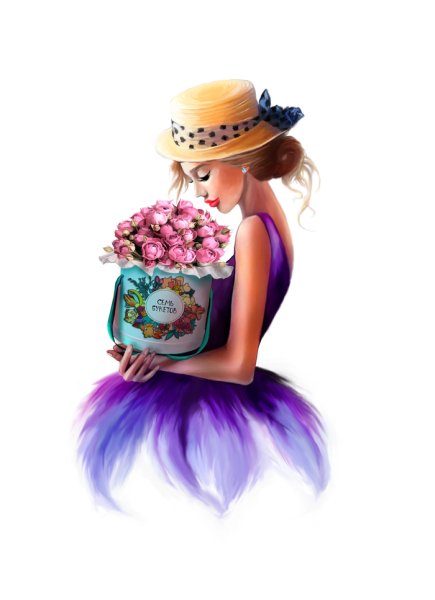 Торт с лицом девушки