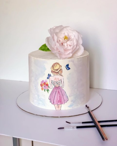 Платье рисунок