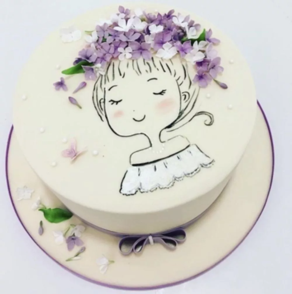 Дизайнерские торты для девочек