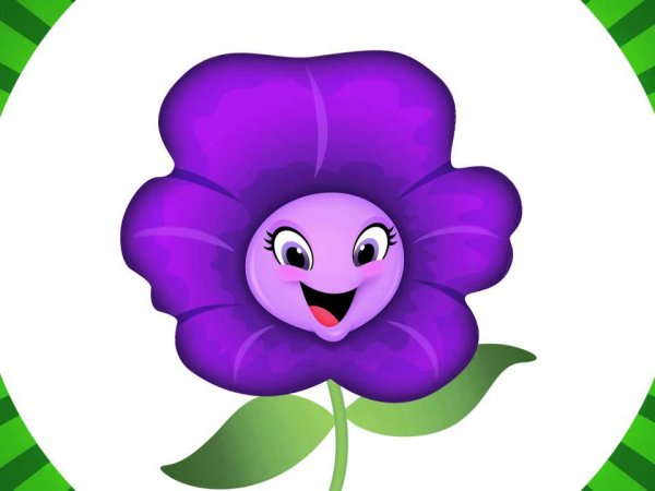 Цветочки с мордашками