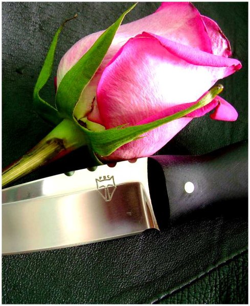 Тату пистолет с розой