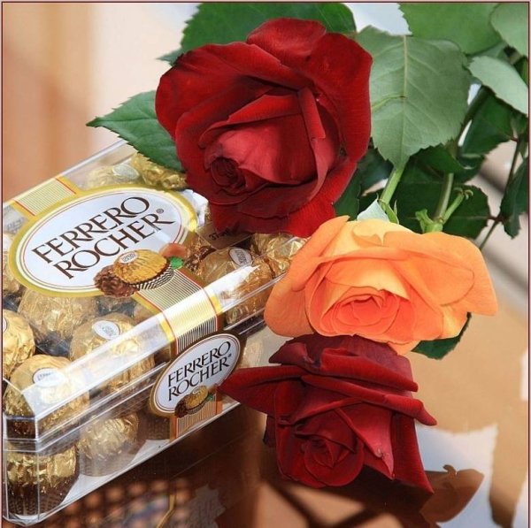 Букет из конфет для женщины