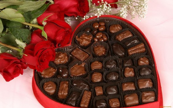 Цветок с конфеткой