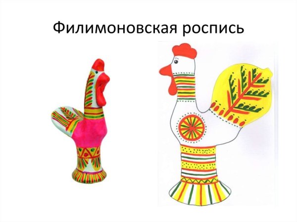 Основные цвета филимоновской росписи