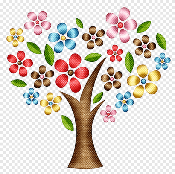 Цветущее дерево для детей