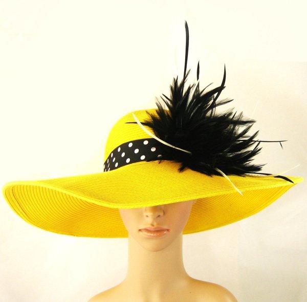 Желтая шляпка