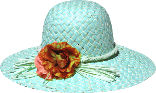 Шляпка на белом фоне