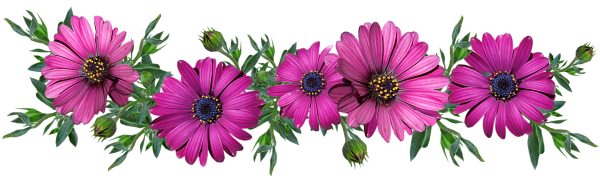 Цветочек горизонтальный