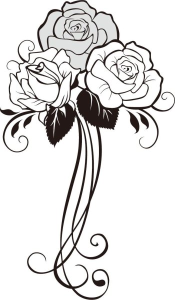 Цветы для выжигания