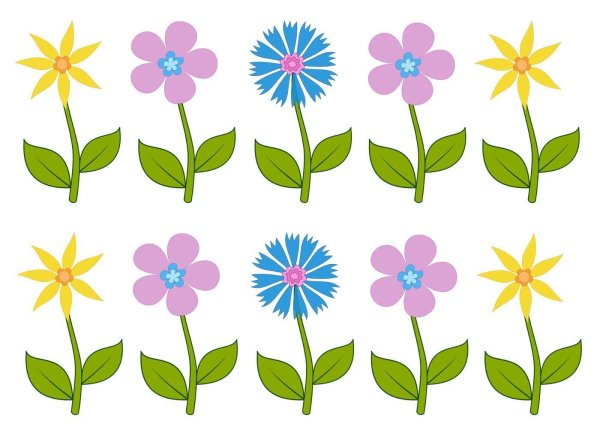 Нарисовать цветы