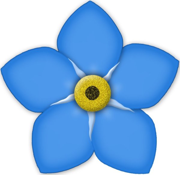 Цветочки мультяшные