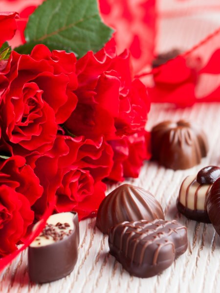 Кофе конфеты цветы