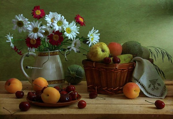 Осенний букет сентябрины астры георгины