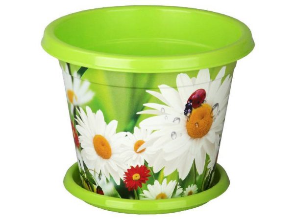 Пластмассовые цветы для декора