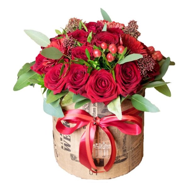 Цветы в коробке