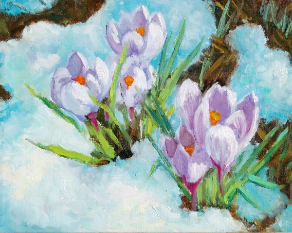 Грабарь подснежники