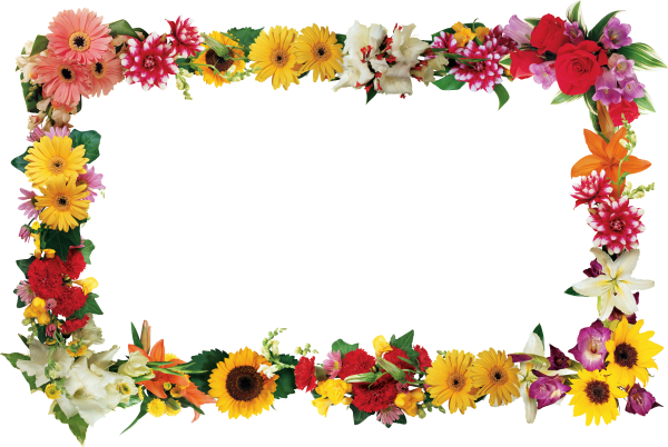 Рамка из цветов