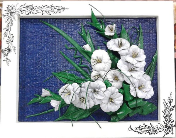 Панно в ватной технике