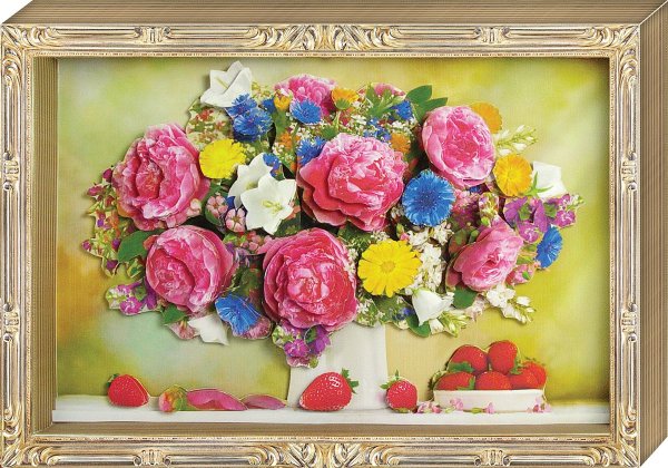 Панно с цветами