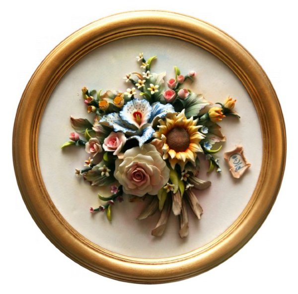 Фарфоровое панно на стену