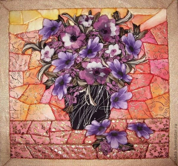 Панно из ткани