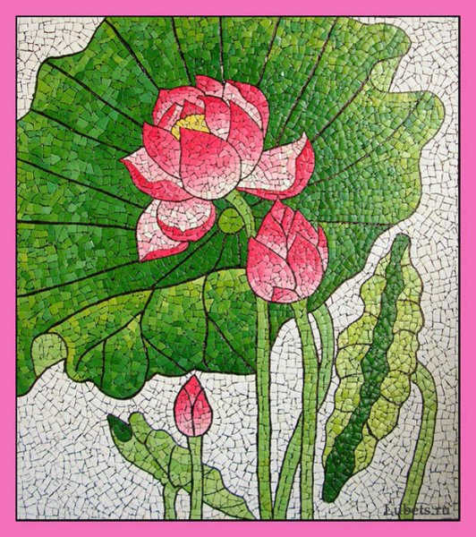 Мешакина мозаика из яичной скорлупы