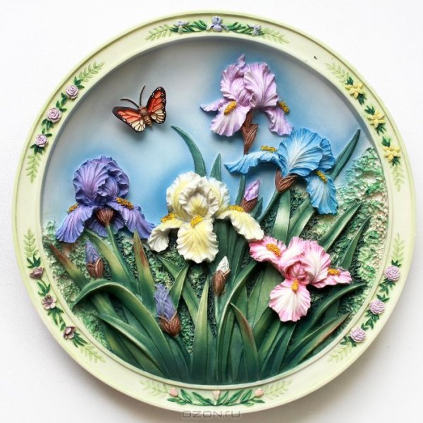 Скульптурная живопись Ландыши