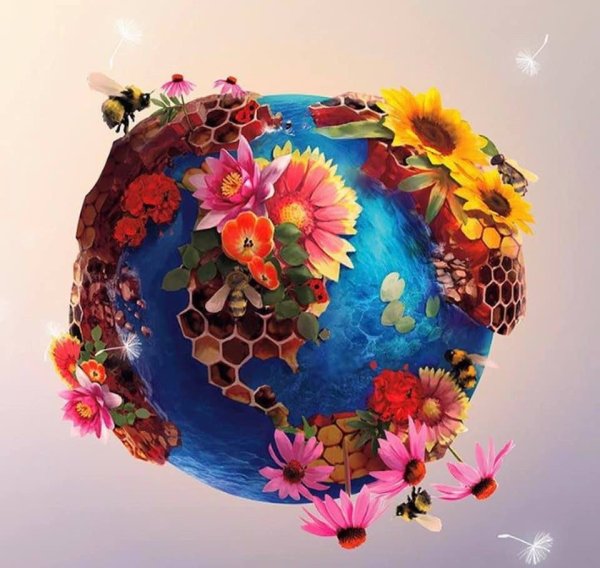 Планета в цветах