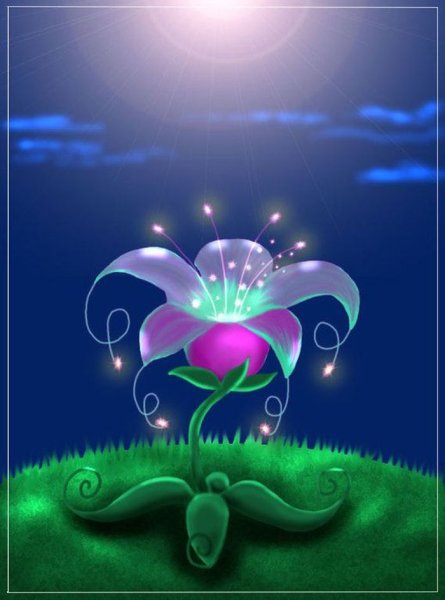 Сказочные цветы