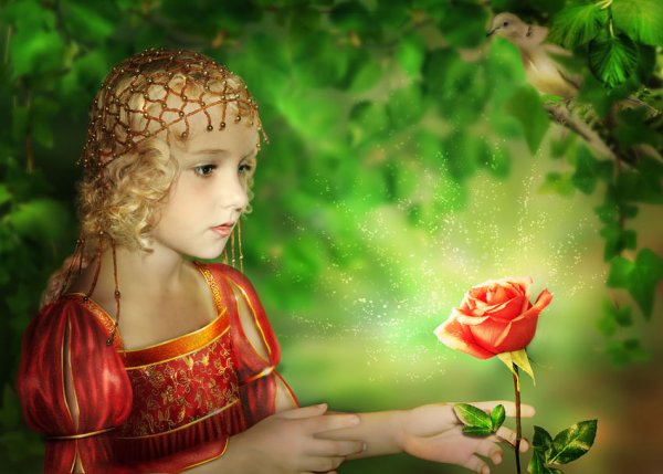 Сказочный фон Алиса в стране чудес